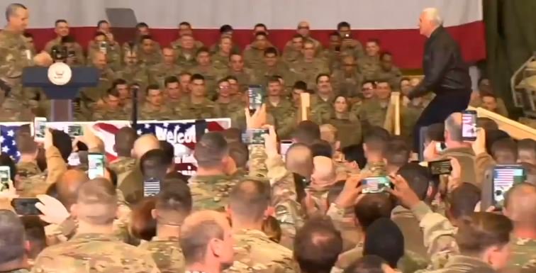 Pence makes surprise visit to Afghanistan, vows “To see it through”