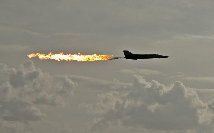 Watch: Ever See a Fighter Jet Light Up a City? The Amazing F-111 Aardvark!