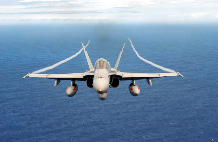 Watch: US Navy F-18’s Score Two Air to Air Kills Then Go Bomb Targets in Iraq