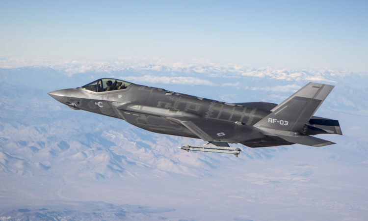 Panel Falls Off F-35 During Training Flight