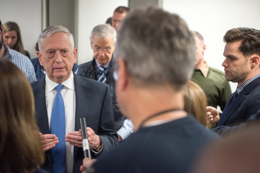 Mattis discusses Olympics, North Korea, and why he won’t read ‘Fire and Fury’ book