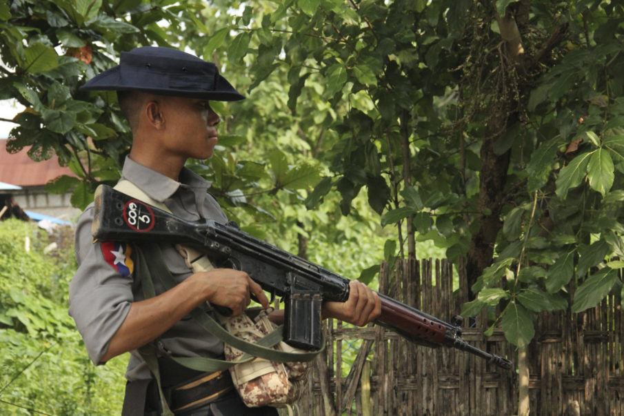 Myanmar police open fire and kill at least seven Buddhist protesters