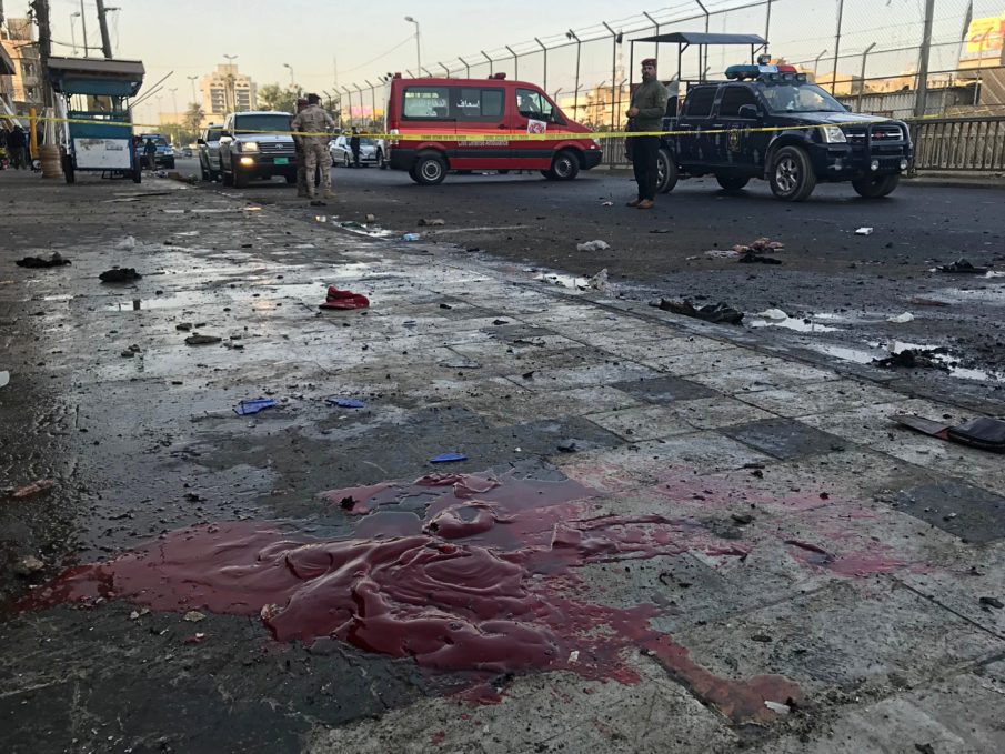 Suicide attack in Baghdad kills at least 27, wounds 64