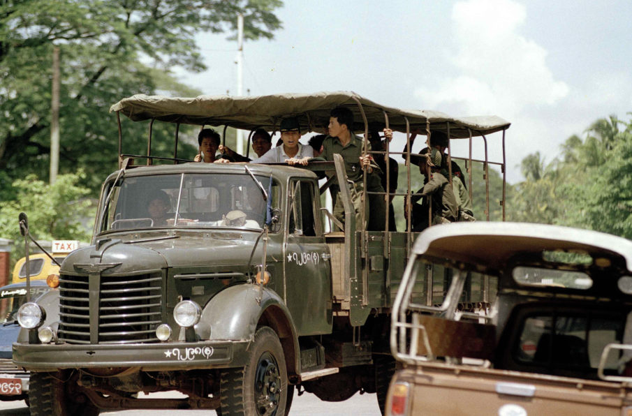 Burmese government pushing the front lines under the pretext of peace