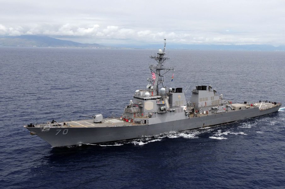 China threatens to take ‘necessary measures’ to defend islands as US warship passes nearby