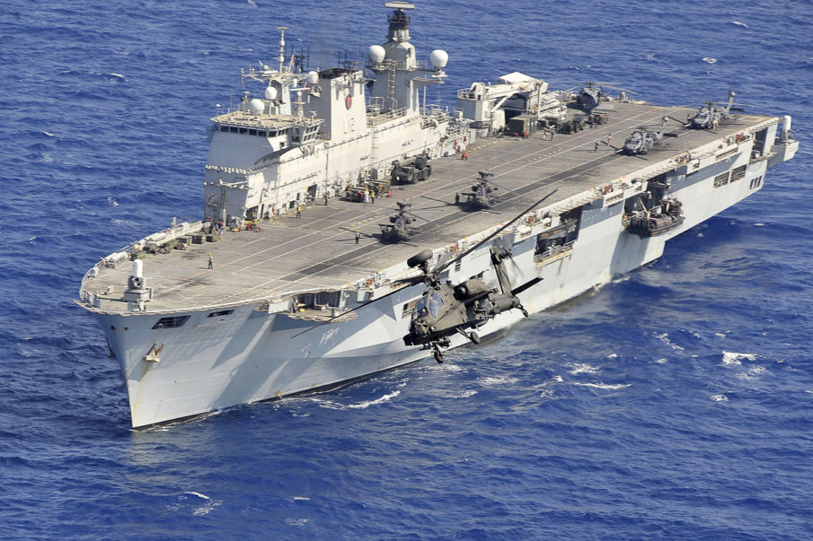 Brazil is reportedly buying the Royal Navy’s only helicopter carrier on the cheap