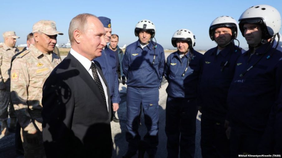 Russia says 13 drones used in attack on its air base, naval facility in Syria