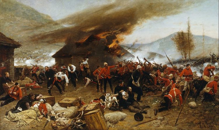 The Battle of Rorke’s Drift January 1879 Between the British and Zulu