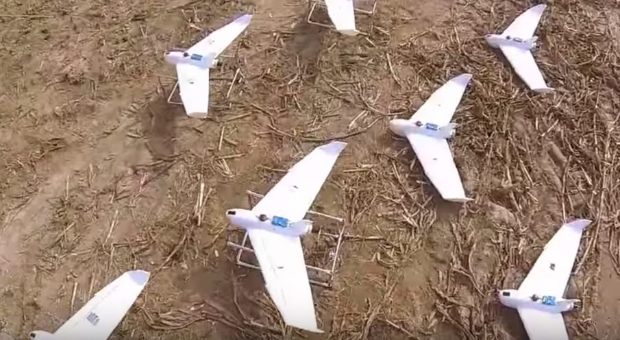China is hard at work developing swarms of small drones with big military applications