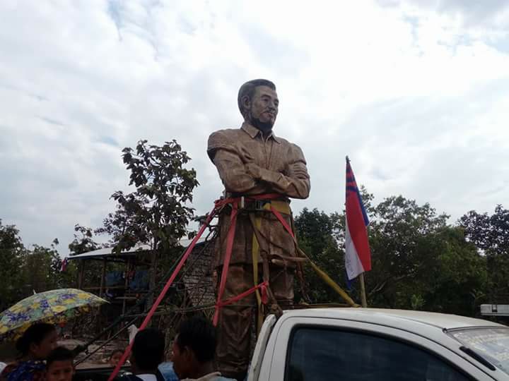 Burmese military continuously blocks Karen statue from being built