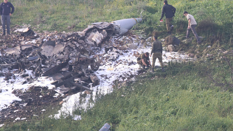 Israeli Defense Forces F-16 Brought Down by Syrian Fire – Aircrew Ejects