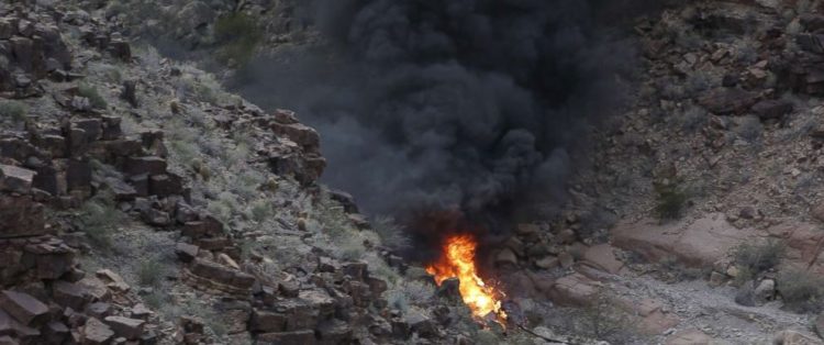 Watch: Grand Canyon Tour Helicopter Crashes 3 Dead