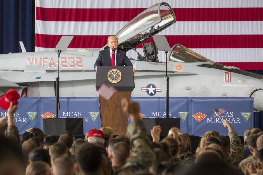 President Trump renews calls for a Space Force branch of the military