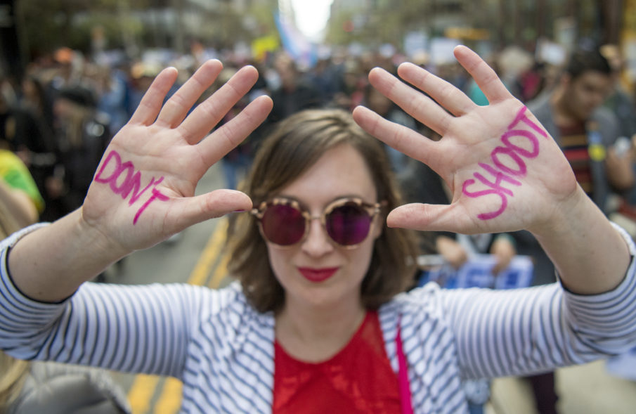 Opinion: I honestly want to take your gun protest seriously, but I can’t until you do