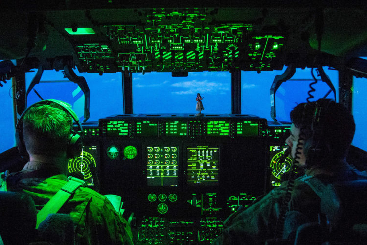 Picture of the Day: Air Force C-130 Hercules Pilots Prepare to Land in Afghanistan