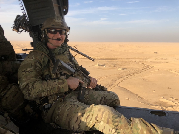 Staff Sgt. Carl Enis, a pararescueman with the 308th Rescue Squadron at Patrick Air Force Base in Florida, was one of seven service members killed in the crash of an HH-60 Pave Hawk in Anbar Province, Iraq, Thursday evening.