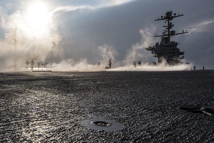 Watch: Great Footage from the Deck of the USS Harry S. Truman CVN 75