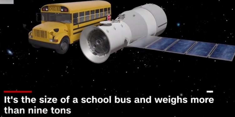 Chinese Space Station Re-Enters Atmosphere