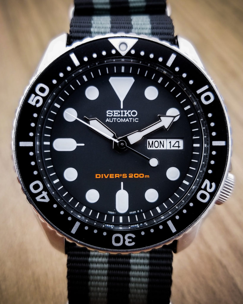 Seiko SKX007 Black Dieal