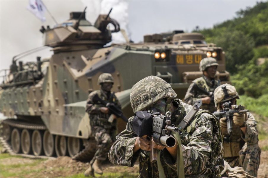SOFREP Pic of the Day: US and South Korean Marines near the North Korean border