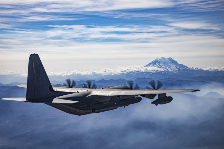 Picture of the Day: Marine Corps KC-130J Hercules Mountain View
