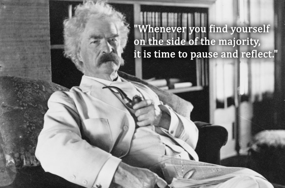 Five Mark Twain quotes as they relate to 2018