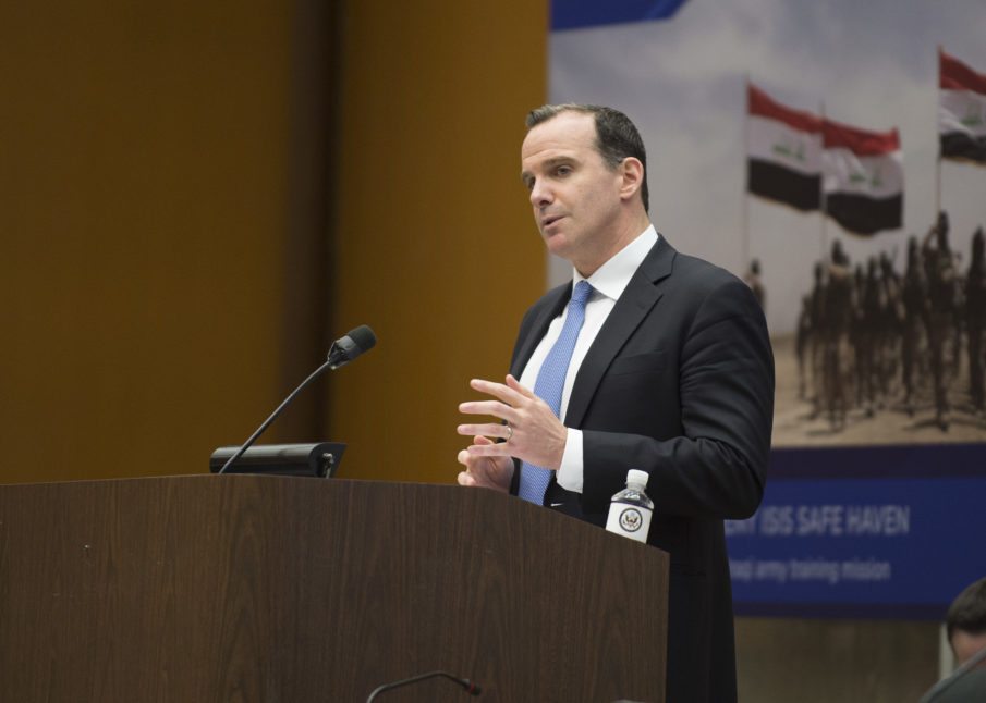 McGurk meets with Kurdistan Democratic Party head Masoud Barzani