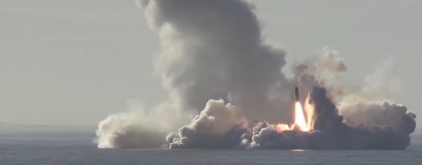 Watch: Russia’s newest missile sub just launched four nuclear missiles in just 15 seconds