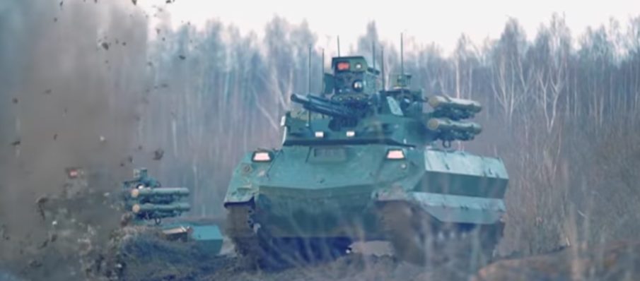 Russia claims its unmanned drone-tank has seen combat in Syria — but has it?