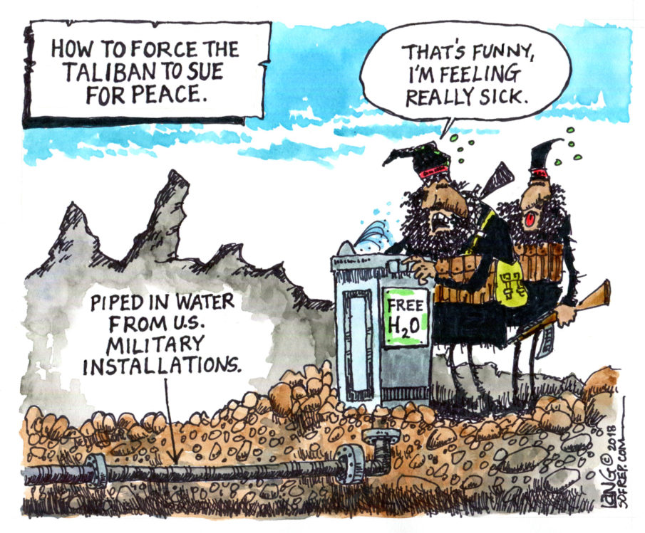 Stay Tooned: Contaminated water on and around military bases is better suited for the enemy