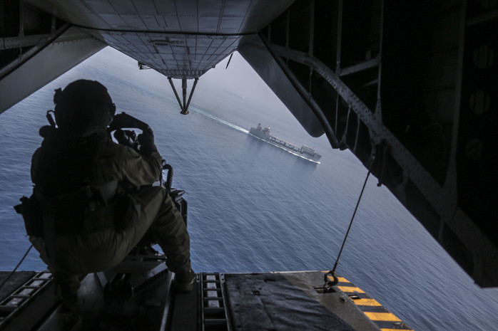 Picture of the Day: USMC Sgt. Andrew Mocarski, CH-53E Super Stallion Crew Chief