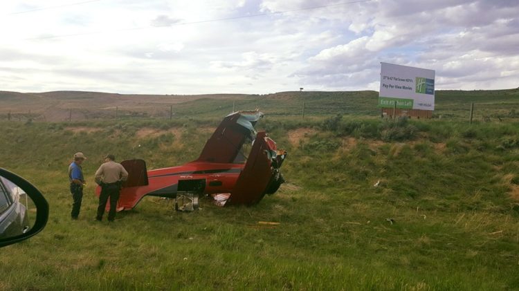 Airplane Tries to Land on I-80 and Hits Truck Hauling Pigs