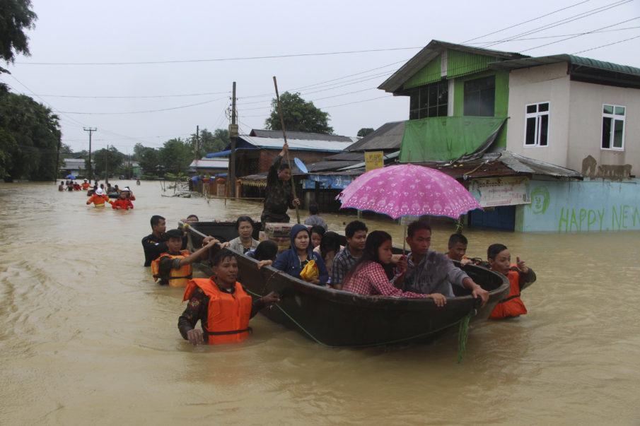 Monsoons hit Myanmar/Burma hard