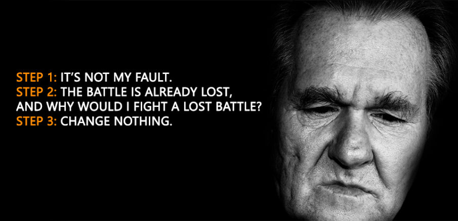 A culture of resignation