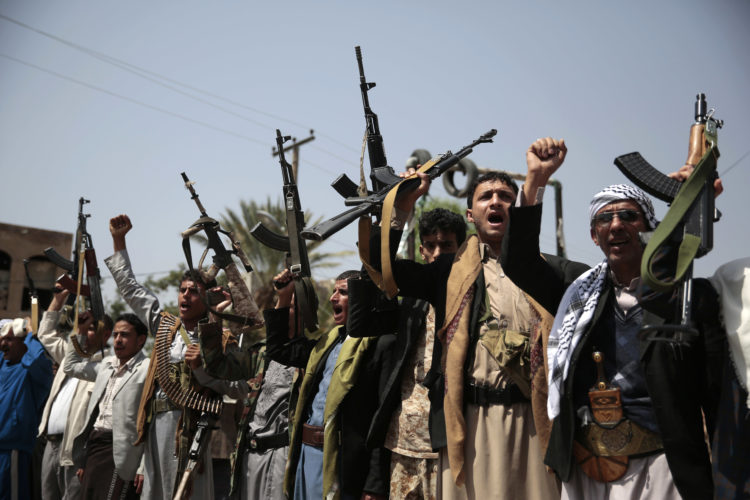 US Navy destroyer uncovers as many as a thousand smuggled weapons in a sail boat near Yemen