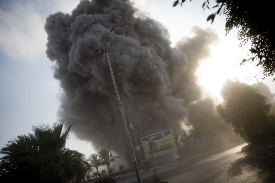 The Pic of the Day: Israeli airstrike in Gaza City