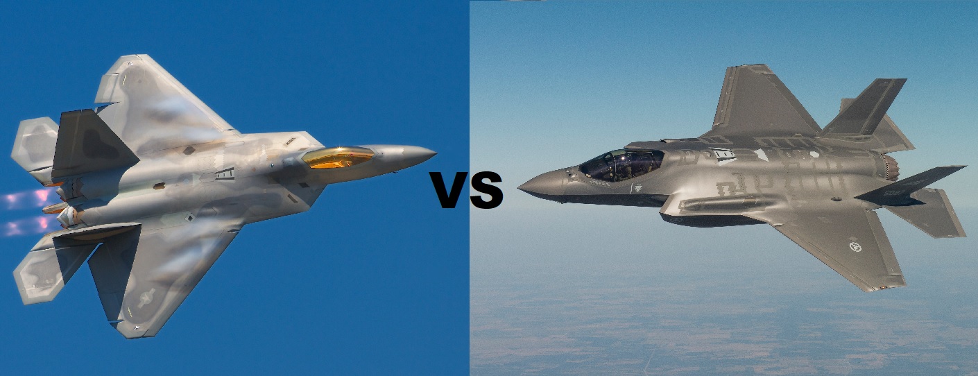 American F-22s Squared Off Against Norwegian F-35s In A Mock Dogfight ...