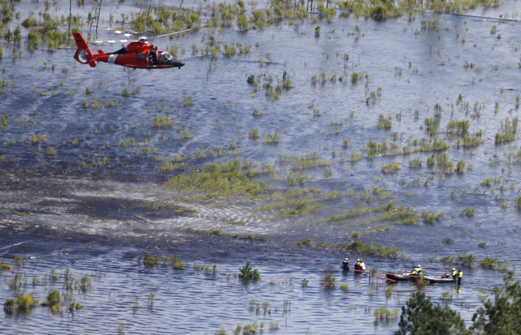 The Pic of the Day: Coast Guard rescue operations in flooded North Carolina