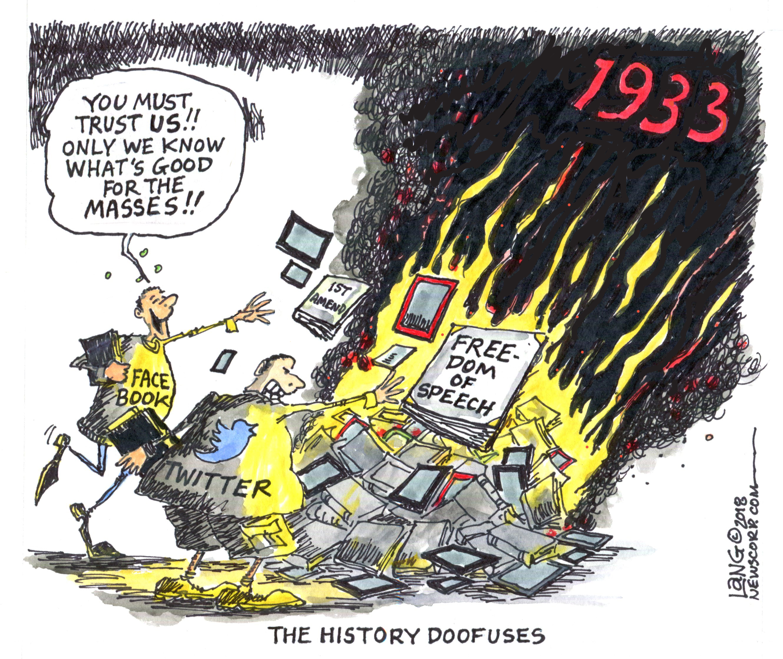 Is free speech and critical thinking really possible with social media and digital news?