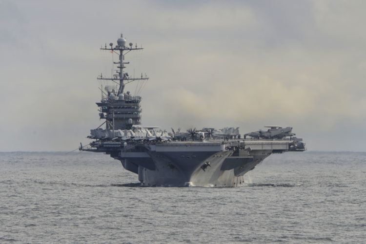 In a rare show of force, US sends carrier strike group to the Arctic