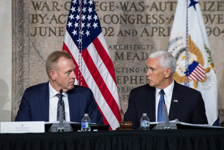 The Pic of the Day: Vice President and defense officials talk space, the Moon, and Mars