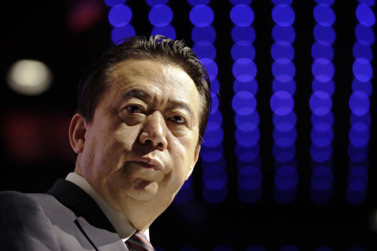 Interpol chief vanishes in China