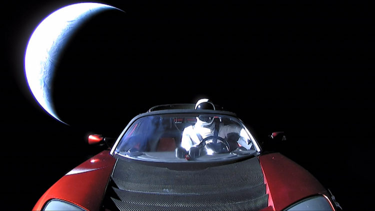 The Pic of the Day: The car Elon Musk launched into space is now further away than Mars