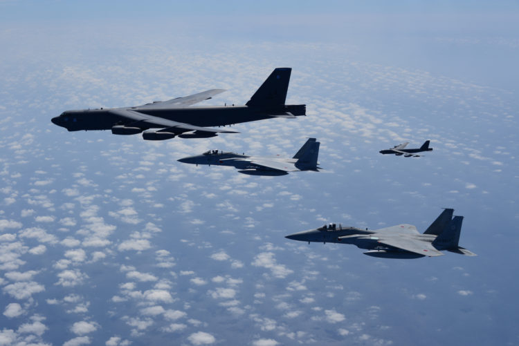 The Pic of the Day: Japanese F-15s escorting American bombers