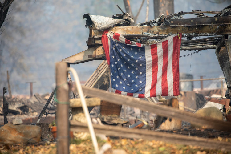The Pic of the Day: President Trump visits fire-ravaged California