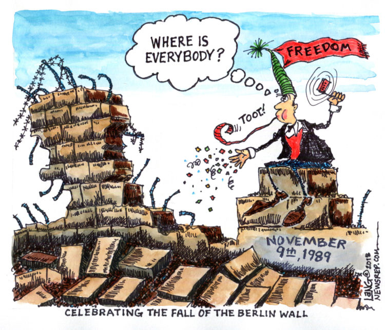 The Berlin Wall fell 29 years ago today. Where were you?