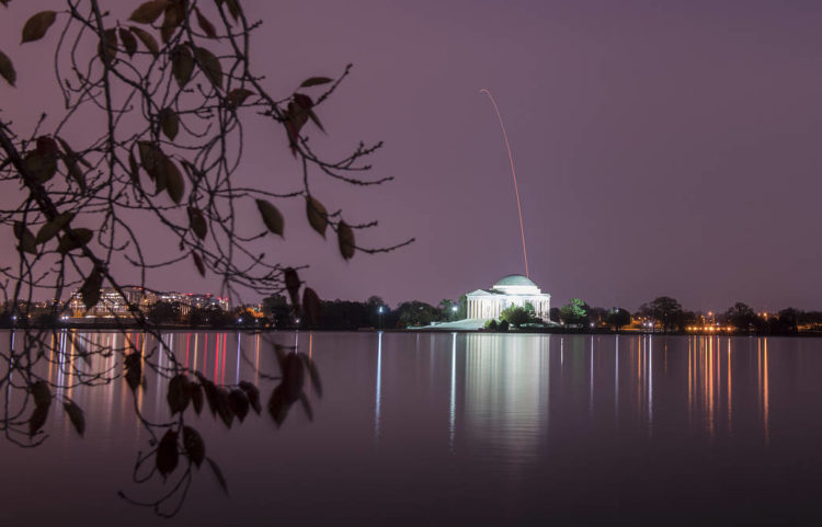 The Pic of the Day: Antares rocket launch seen from Washington, DC