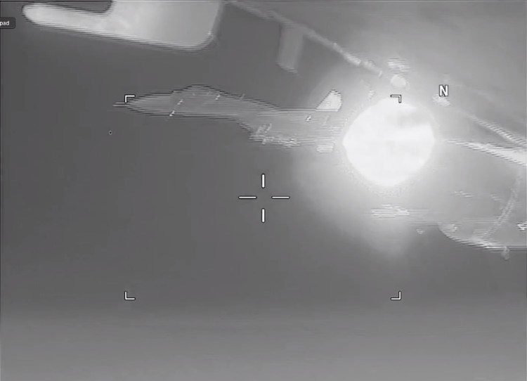 Watch: Russian fighter performs dangerous intercept of Navy EP-3 Aries II over the Black Sea
