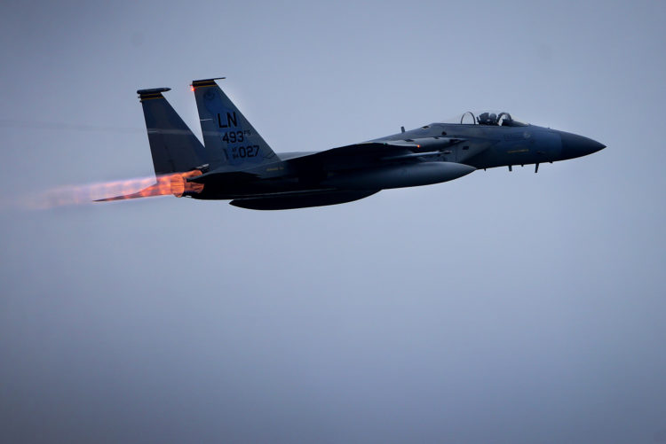 The Pic of the Day: Air Force F-15C Eagle responds to an alert scramble notification in Lithuania