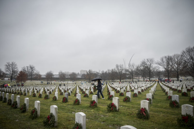 The Pic of the Day: The 27th National Wreaths Across America Day at Arlington National Cemetery